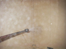 消毒作業中画像